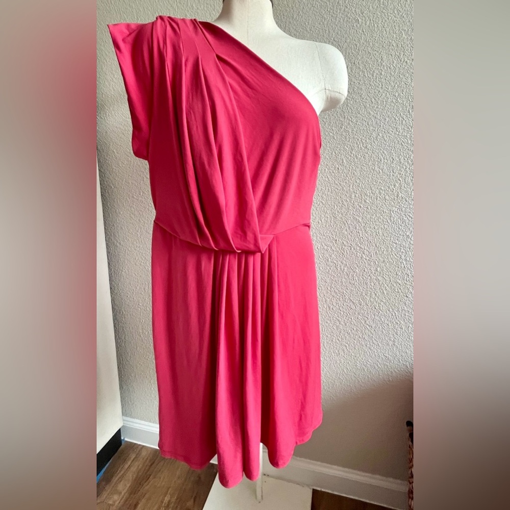 One-Shoulder Dress by BCBG